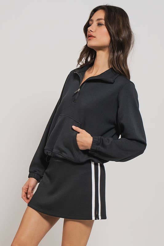 Athletic Accent Sweat Skort