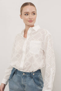 Collared Embroidery Shirts