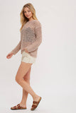 Open Knit Sweater Overall