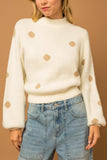 Polkadot Crop Sweater