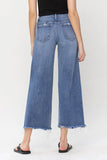 High Rise Cropped Leg Jeans