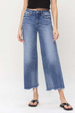 High Rise Cropped Leg Jeans