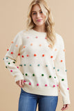 Pom Pom Knit Sweater