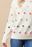 Pom Pom Knit Sweater