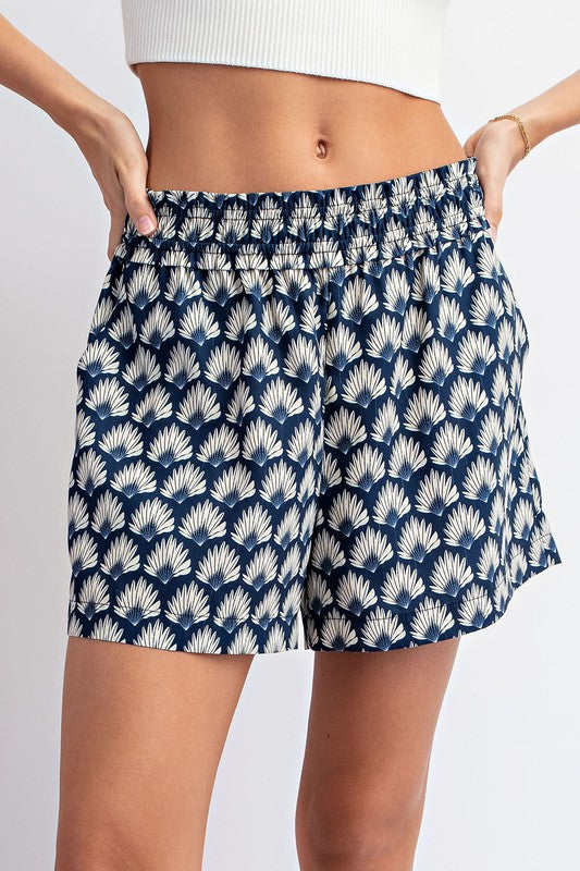 Printed Shorts With Pockets