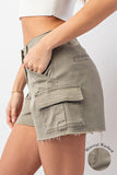 Mineral Washed Cargo Shorts