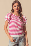 Stripe Lightweight Sweater Top