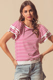 Stripe Lightweight Sweater Top