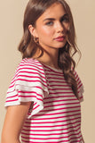 Stripe Lightweight Sweater Top