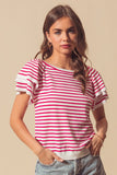 Stripe Lightweight Sweater Top