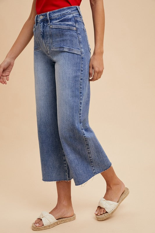 High Rise Stretch Denim Jeans