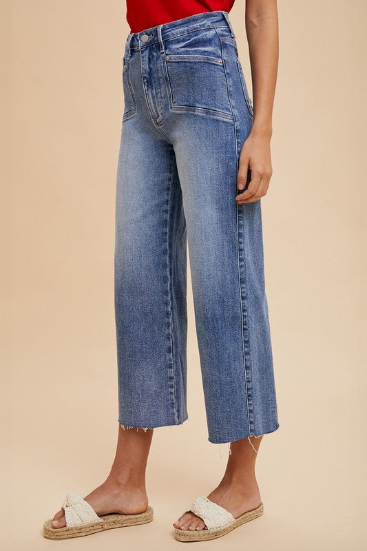 High Rise Stretch Denim Jeans