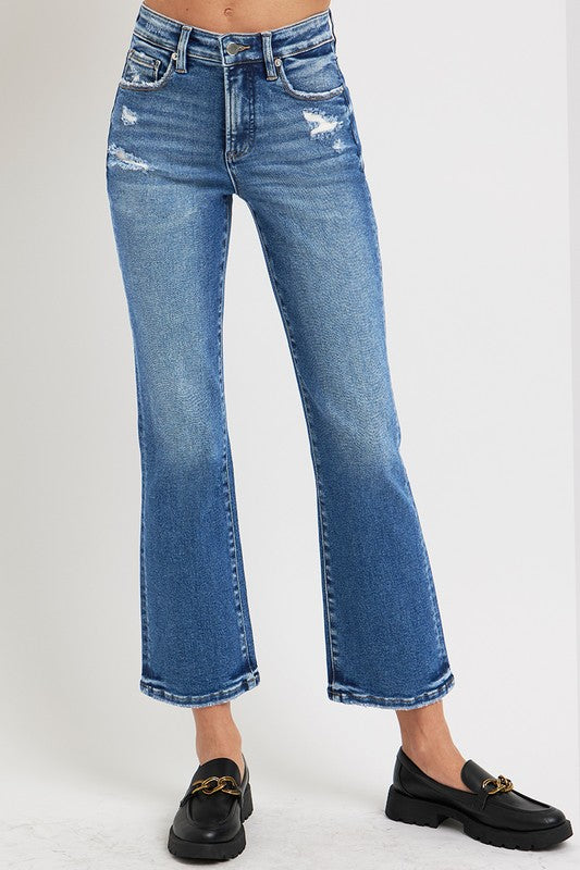 Tummy Control High Rise Crop Bootcut