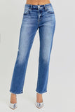 Mid Rise Ankle Tapered Jeans