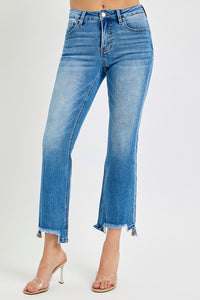 Mid Rise Tummy Control Bootcut Jeans