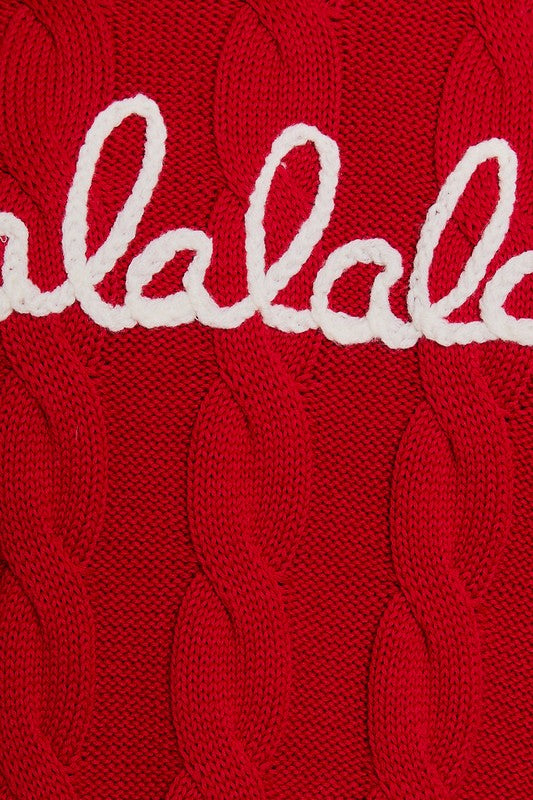 FALALA Pullover Cable Knit Sweater