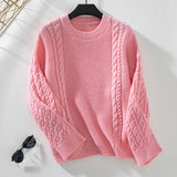 Twist Knit Sweater Pullover