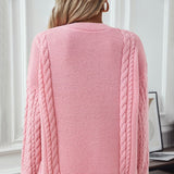 Twist Knit Sweater Pullover