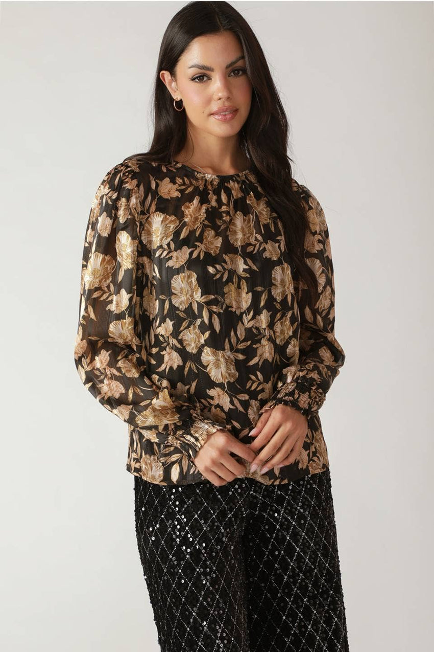 Printed Woven Top