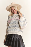 Puff Sleeve Stripe Sweater Top