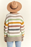 Multi Color Stripe Sweater