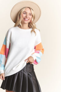 Colorblock Sweater Top