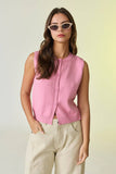 Luna Button Down Sweater Vest