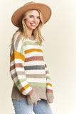 Multi Color Stripe Sweater