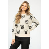 Cat Pattern Sweater