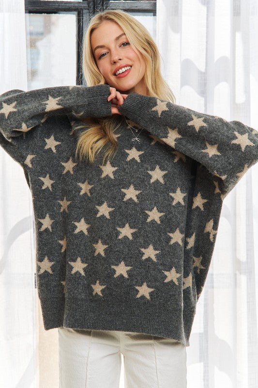 Crewneck Star Sweater