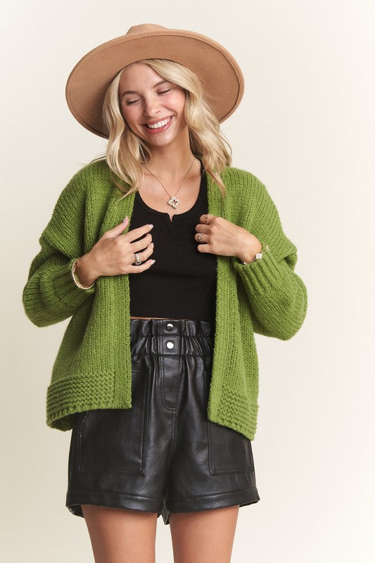 Drop Sweater Cozy Cardigan