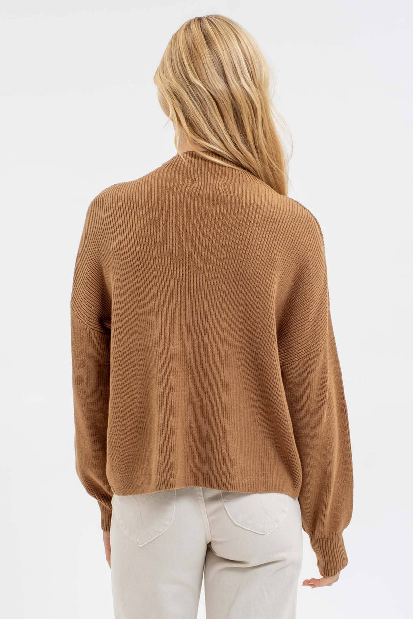 Funnel Neckline Sweater