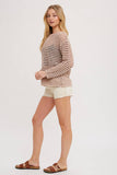 Open Knit Sweater Overall