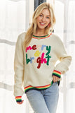 Rainbow Band Merry and Bright Sweater