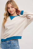 Contrast Sweatshirt Pullover