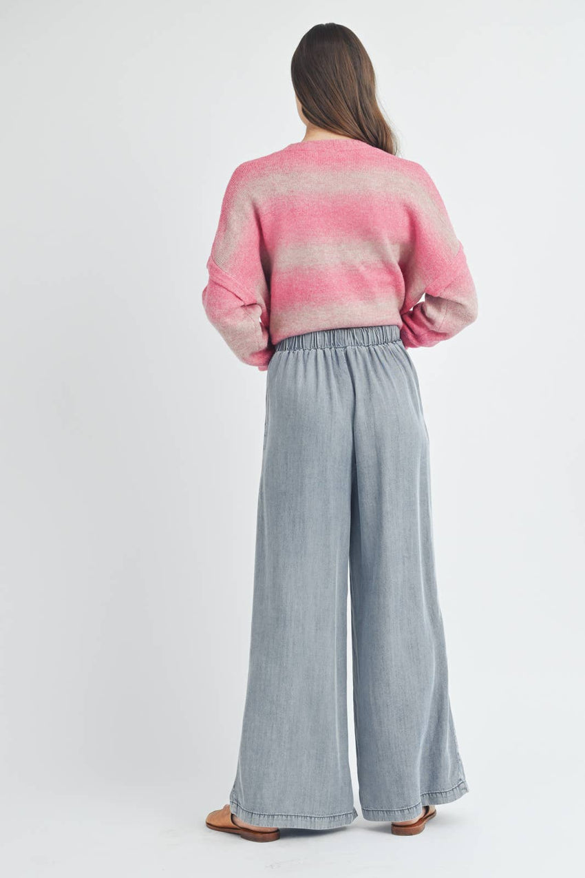 Pleated Palazzo Pants