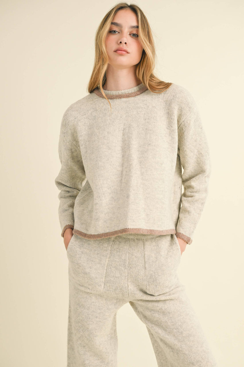 Contract Open Back Sweater