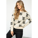 Cat Pattern Sweater