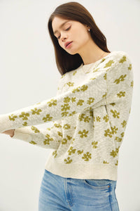 Floral Sweater Top