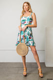 Tropical Print Sundress