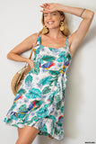 Tropical Print Sundress