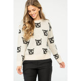 Cat Pattern Sweater