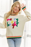 Rainbow Band Merry and Bright Sweater