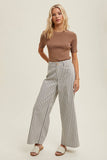 Striped Wide Leg Pants