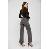 Super High Wide Leg - Washed Grey