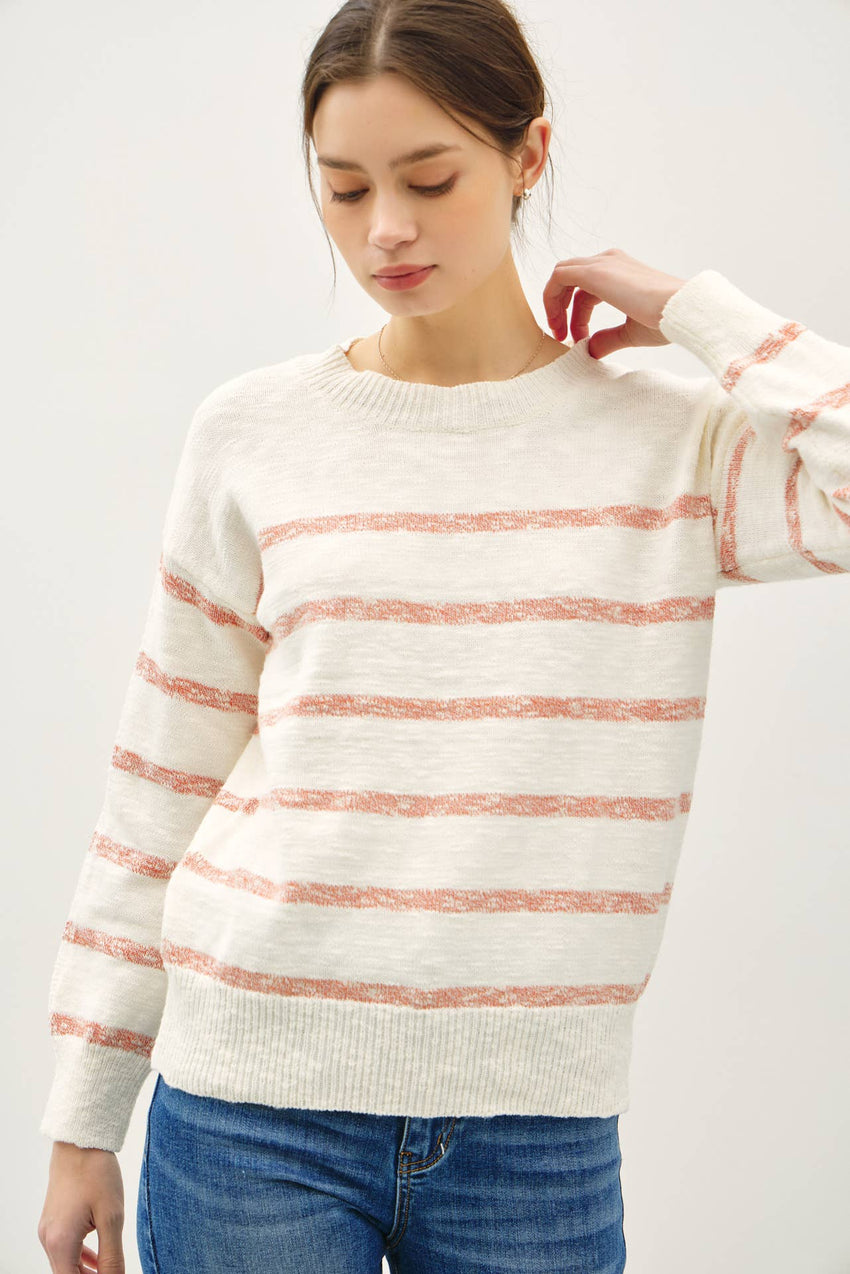 Striped Long Sleeve Sweater